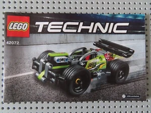 LEGO Technic 42072 Rennwagen Zack Whack Rückziehmotor kpl. + Anleitung - Bild 1 von 5