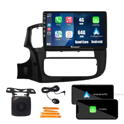 For Mitsubishi Outlander 12-19 Carplay Android Car Stereo Radio GPS Navi 4+64G - Image 1 of 4