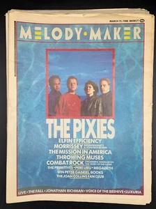 Melody Maker March 19 1988 Pixies Morrisey The Mission Throwing Muses Megadeth - Picture 1 of 1