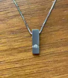 2.10 Ct Round Cut Lab Created Diamond Anniversary Pendant 14K White Gold Plated - Picture 1 of 6