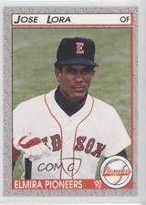 1990 Bill Pucko Elmira Pioneers Jose Lora #10
