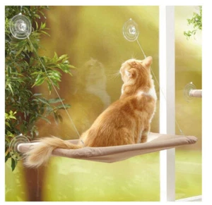 YIQI Hamaca de Gato montada en la Ventana para la Perca del Gato, Cama Colgante - Foto 1 di 3