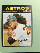 1971 Topps #237 Cesar Cedeno - ROOKIE - Houston Astros - EX/ExMT