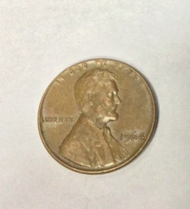 1964 PENNY WITH L ON RIM AND OTHER ERRORS - Picture 1 of 16