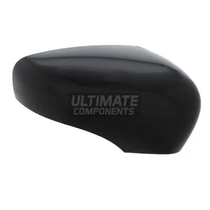 Renault Captur 2013-2020 Wing Mirror Cover Cap Case Polished Black Drivers Side - Picture 1 of 12