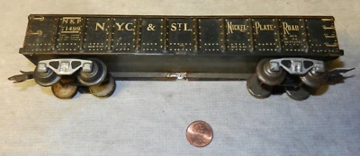 Marx 71499 Nickel Plate Road 3/16 Scale O Gauge Tin Lithographed Gondola TAM - Image 1 of 4