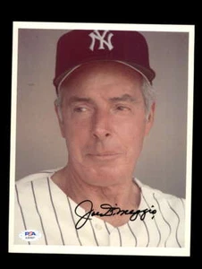 Joe Dimaggio PSA DNA Signed 8x10 Photo Autograph Yankees - Picture 1 of 2