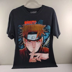 Naruto T-Shirt bestickt Anime Fan Marke Größe Medium doppelseitige Grafik - Bild 1 von 12