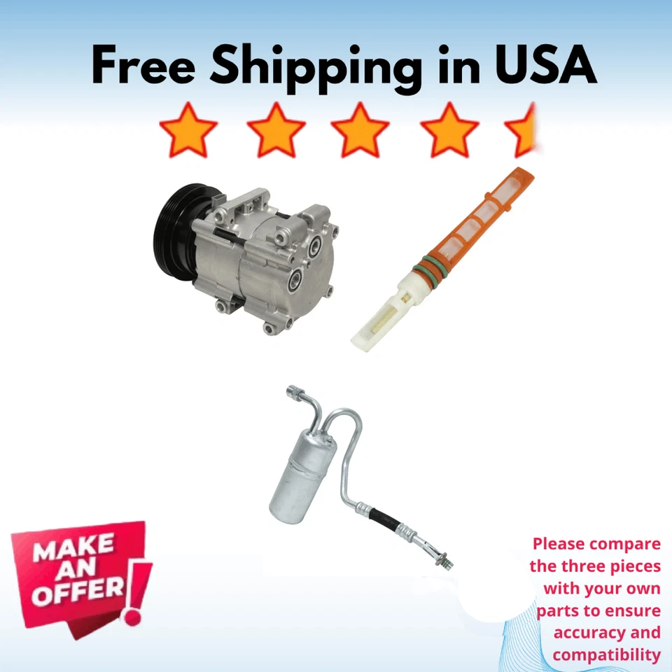 Kit Compressor A/C Fit Mercury Villager 1999-2002, Nissan Quest 1999-2002 - Image 1 of 4