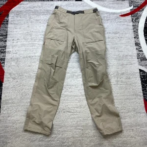 REI Screeline Chino Buckle Pants Mens 34 Beige Tan Nylon Hike Tactical 34x32 Men - Picture 1 of 9