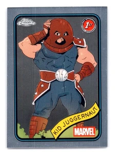 Marvel Topps Chrome #60 Kid Juggernaut 2025 primera aplicación. Tarjeta coleccionable MCU - Imagen 1 de 2