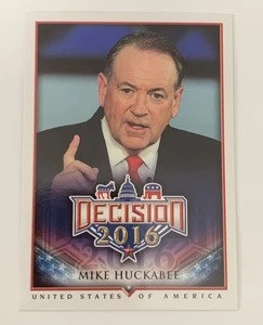 Decision 2016 Mike Huckabee Trading Card #19 - Picture 1 of 2