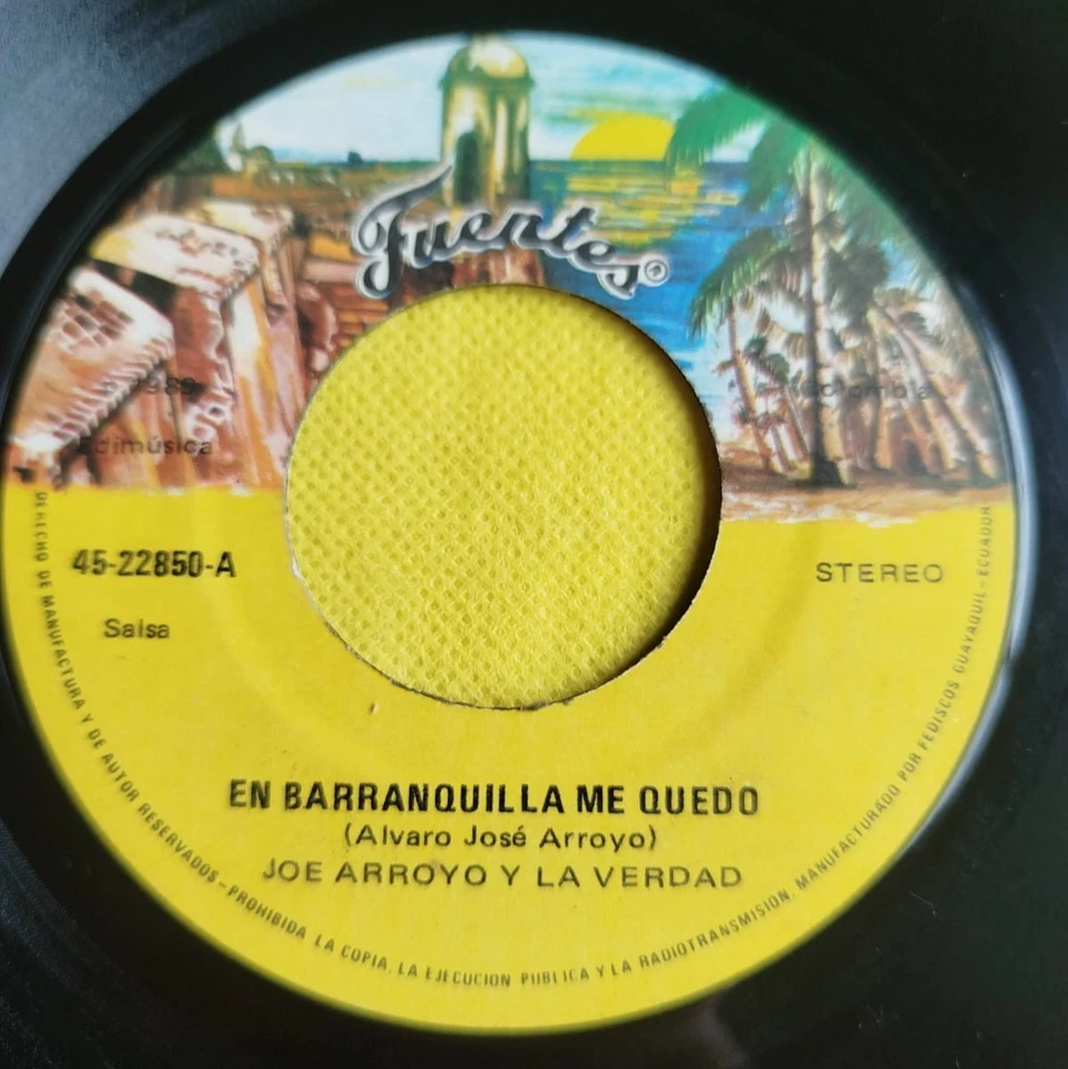 Joe Arroyo y la verdad - En Barranquilla me Quedo   salsa 45rpm(Hear) - Image 1 of 2