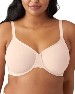 NWD WACOAL Back Appeal Minimizer Unlined Underwire Bra ROSE 34DDD - Picture 1 of 9
