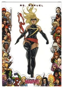 Women of Marvel Series 2 2013 - Rittenhouse - Inserto enmarcado - Ms. Marvel - F5 - Imagen 1 de 2