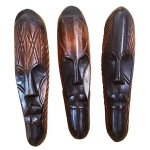 African Art Cameroon Gabon Fang Wall Masks and Sculptures - Africa Home Mask ... - Picture 1 of 5