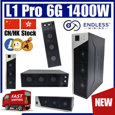 Fluminer L1 Pro 6Gh/s 1400W LTC/DOGE Miner Input 110 ~ 240V Endless Mining ™️ - Image 1 of 4