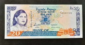 Mauricio p36, UNC, 20 rupias, 1985-1991 - Imagen 1 de 2