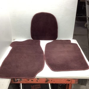 Original Porsche 911 Burgundy Floor Mats Driver, Passenger & 1 Back | Free Ship - Foto 1 di 9
