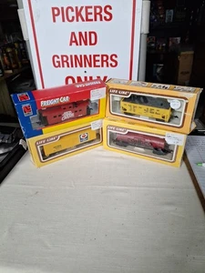 Ho Scale Lot Of 4 Life-Like Freight Cars In The Original Box. New Old Stock - Picture 1 of 4