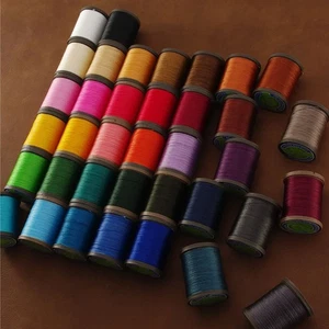 Amy Roke Waxed Polyester Thread 045mm for Leather Hand Stitching DIY Craft - Picture 1 of 43