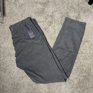 Neu mit Etikett Peter Millar Crown Crafted hellgraue Cordhose für Herren 36 x 34 $ 295 Perform - Bild 1 von 7