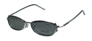 NUEVAS GAFAS ELITE INTELLI CLIP 751 GAFAS AZUL CLARO OVALADAS GAFAS DE SOL CLIPS-ONS - Imagen 1 de 9