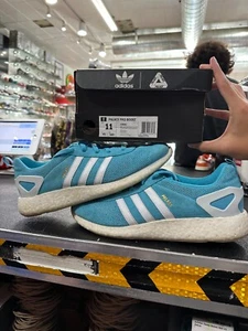 Size 11 - adidas Palace Pro Boost Bright Cyan 2015 used - Picture 1 of 7