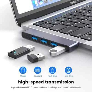 Hub USB C per MacBook, adattatore mini USB con porta Thunderbolt 4 USB 3.0 - Foto 1 di 2