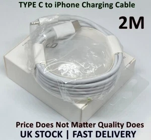 🔥Genuine 2M🔥Type C Charger Data Cable For iPhone 13 Mini 12 11 Pro Max X XR XS - Picture 1 of 5