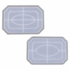 2 Pcs White Tray Fruit Plate Mold Octagonal Silicone