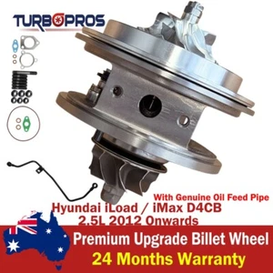 Billet Turbo Cartridge CHRA Core+Oil Feed Pipe For Hyundai iLoad/iMax D4CB 2.5L - Picture 1 of 19