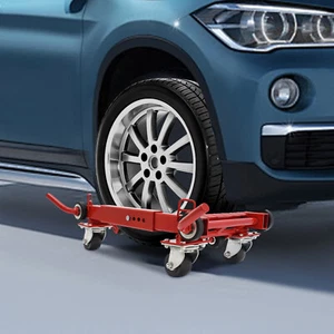 1T/2204.62lbs Non-slip Floor Standing Lever Type Moving Dolly CarTire Lift Dolly - Bild 1 von 12