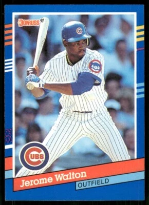 1991 Donruss #72 Jerome Walton - Chicago Cubs - Image 1 of 2