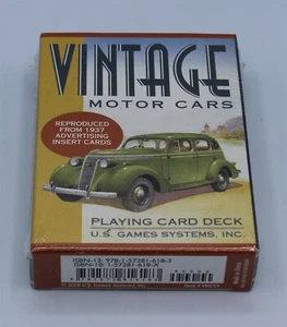 Vintage Motor Cars - Playing Cards - Poker Size - New - Picture 1 of 2