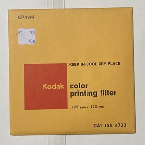 Kodak CP40M Color Printing Gelatin Filter - 5" Square - New CAT 154 4733 - Picture 1 of 2