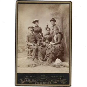 1800er viktorianisches Studiofoto Outdoor Szene Bayerisch von Faber-Castell Familie - Bild 1 von 4