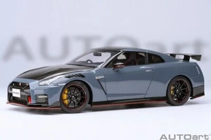 1/18 Nissan GT-R (R35) Nismo RHD (Stealth Gray) 2022 Model Car By AUTOart 77505 - Picture 1 of 18