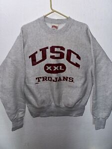 USC Trojans XXL Vintage Sweatshirt - Nutmeg Mills Size large 1990s
