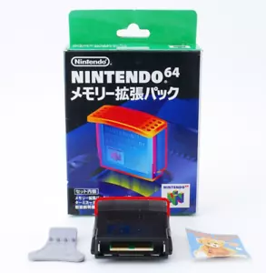 Nintendo 64 N64 Official Memory Expansion Pack NUS-007 w/Box Tested Japan JP - Picture 1 of 7