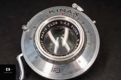 🔥 Berthiot Tessar Flor 105mm F/4.5 in Shutter  🔥 ***One Month Warranty*** - Photo 1/4