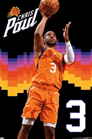 Chris Paul SUN VALLEY SUPERSTAR Phoenix Suns NBA Basketball 22x34 WALL POSTER Cover