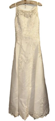 Wedding dress from Dineh’s Collection,  Champagne Color in The Flowers Size 6 - Image 1 of 4
