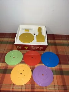 Giradischi classico Fisher Price 2014 con 5 dischi - Foto 1 di 6