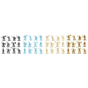 200x Middle Ages Figures Soldier Battle Scene Swordman Layout Dioramas - Picture 1 of 10