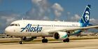Alaska Airlines Airbus A320-214 10" x 20" Color Photograph (APPM10053)