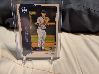 Tarik Skubal Artist's Proof Par Short Print Rookie 2021 Diamond Kings Detroit - Image 1 of 2