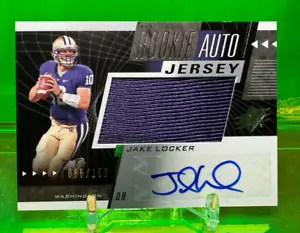 #66/150 2011 RC AUTO Jersey Jake Locker SPx Rookie QB HUSKIES Titans - Bild 1 von 1