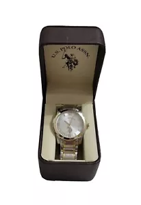 US Polo Assn. Watch Silver and Gold Toned Stainless Steel .. Casual design - Imagen 1 de 5