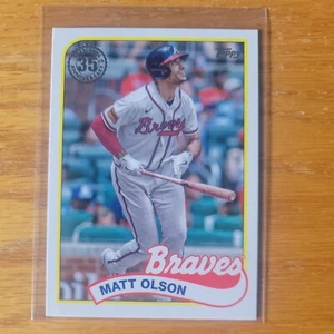 2024 Topps Series 1 - 1989 Topps Baseball #89B-74 Matt Olson - Picture 1 of 1